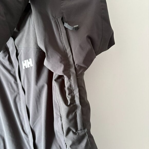 Helly Hansen Performance Ski Snowboard Jacket Coat Black Size Medium - Picture 4 of 7